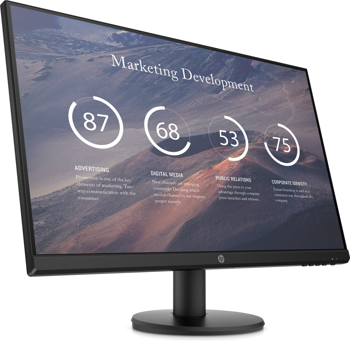 HP P27V G4 - 68.6 cm (27&quot;) - 1920 x 1080 pixels Full HD LCD Monitor