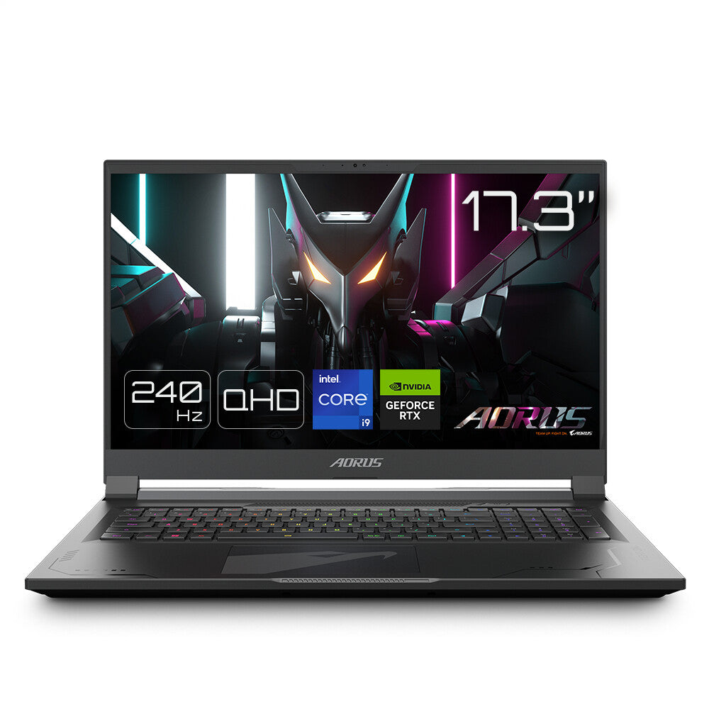 AORUS 17X AZF Gaming Laptop - 43.94 cm (17.3&quot;) - Intel® Core™ i9-13980HX - 32 GB DDR5-SDRAM - 2 TB SSD - NVIDIA GeForce 4090 - Wi-Fi 6E -  Windows 11 Home - Black