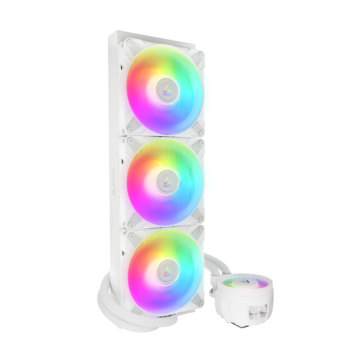 ARCTIC Liquid Freezer III 420 A-RGB - All-in-one Liquid CPU Cooler in White - 420mm