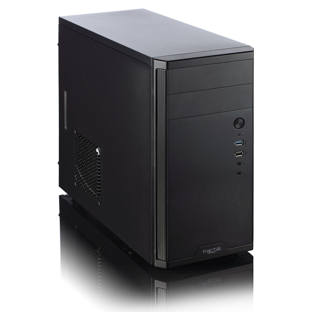 Fractal Design Core 1100 - MicroATX Mini Tower Case in Black