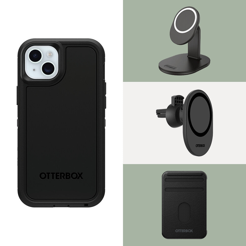 OtterBox Defender XT Series for iPhone 15 Plus in Black