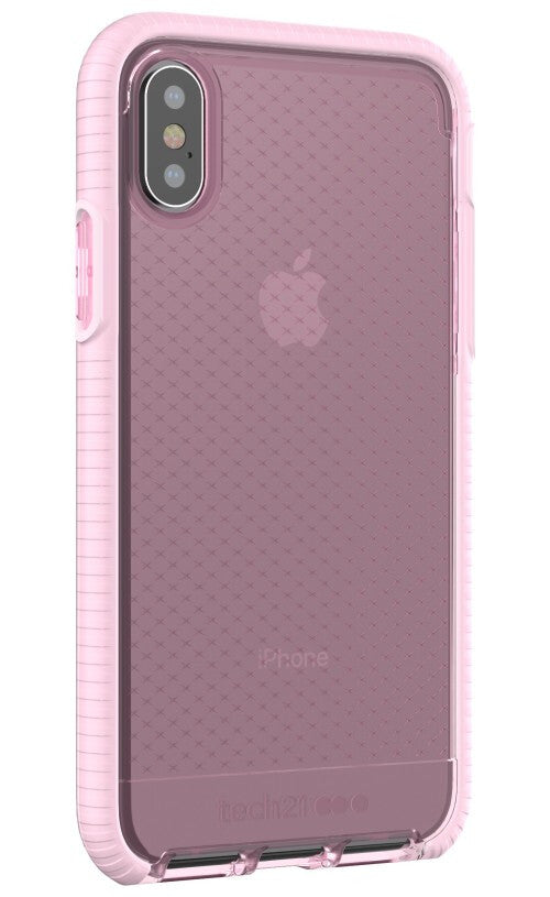 Tech21 Evo Check for iPhone X in Rose Tint