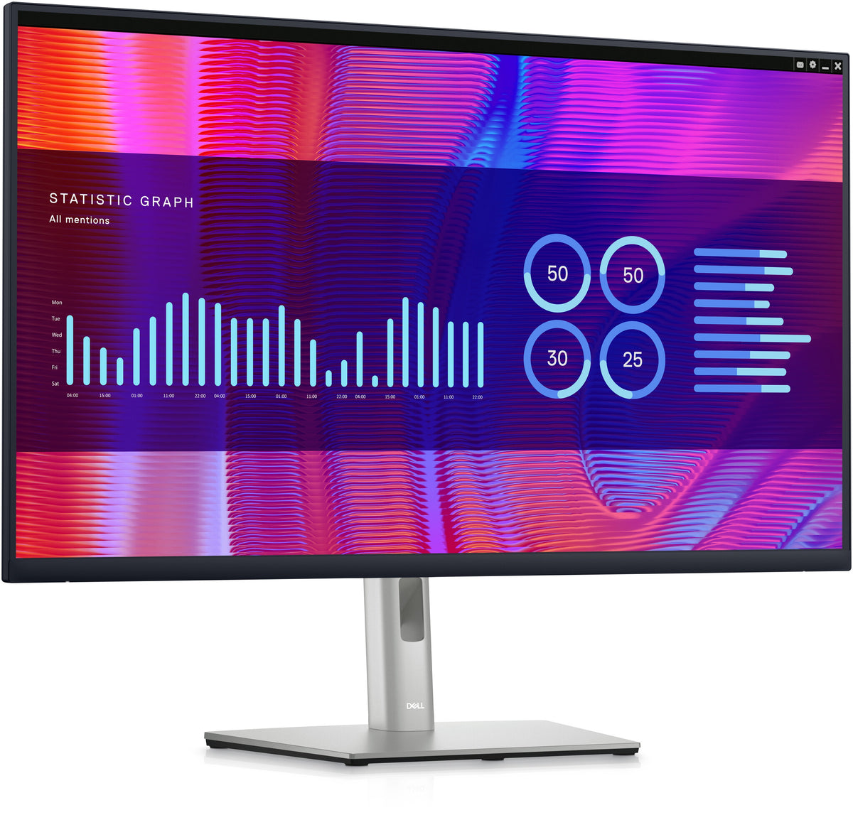 DELL P Series P3223DE - 80 cm (31.5&quot;) - 2560 x 1440 pixels Quad HD LCD Monitor