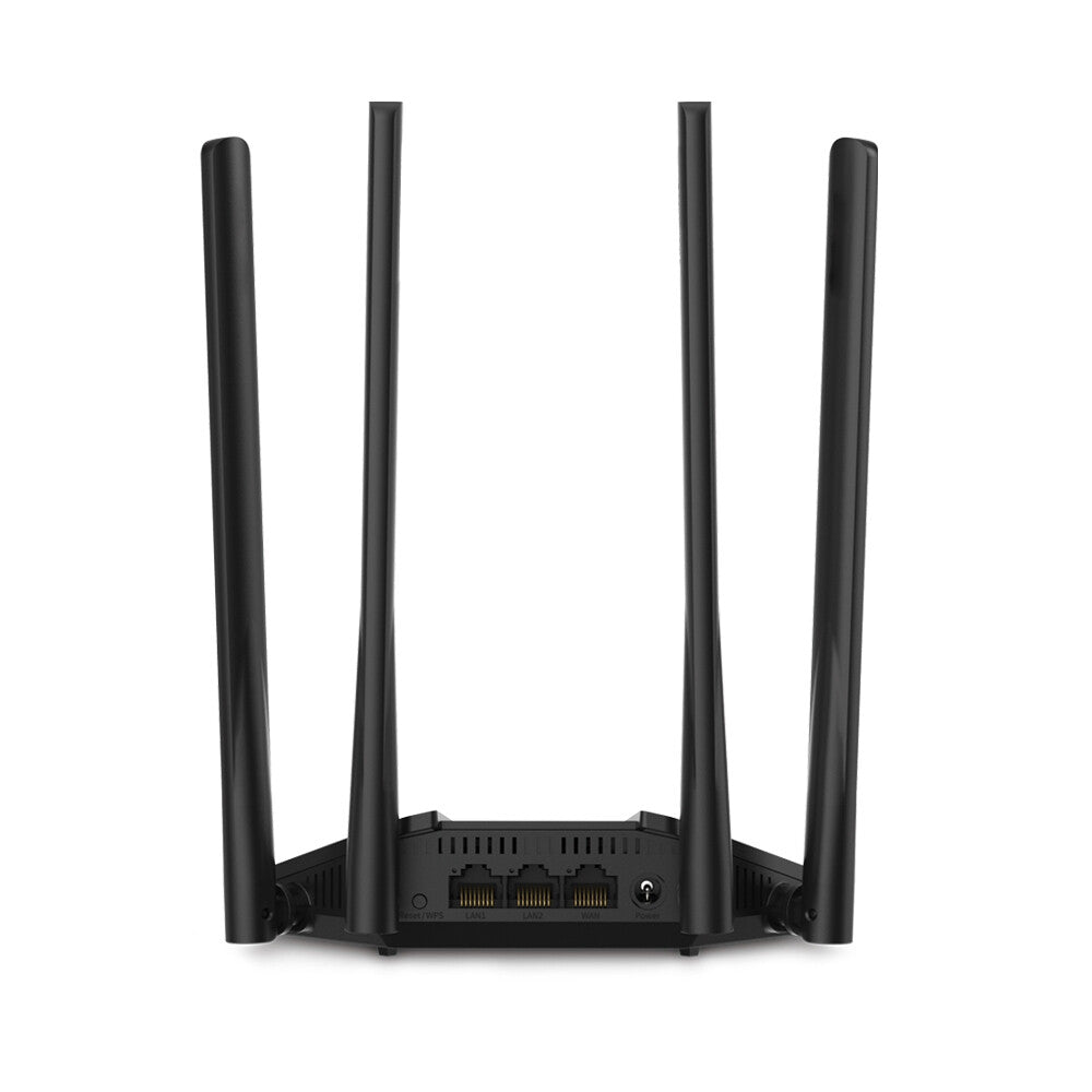 Mercusys AC1200 - Gigabit Ethernet Dual-band (2.4 GHz / 5 GHz) wireless router in Black