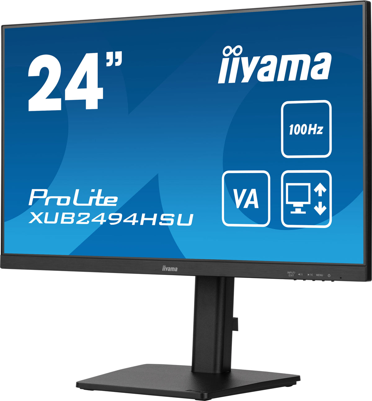 iiyama ProLite XUB2494HSU-B6 - 60.5 cm (23.8&quot;) - 1920 x 1080 pixels FHD LED Monitor