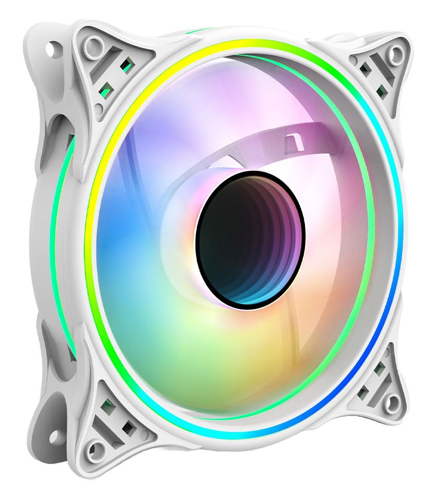 VIDA Infinity RGB - Computer Case Fan in White - 120mm