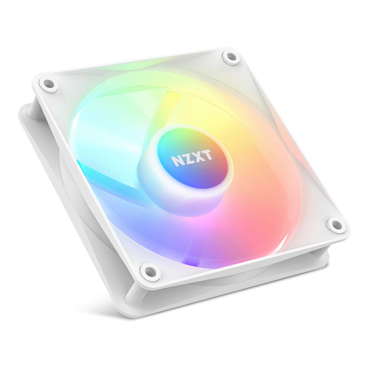 NZXT F120 RGB Core - Computer Case Fan in White - 120mm