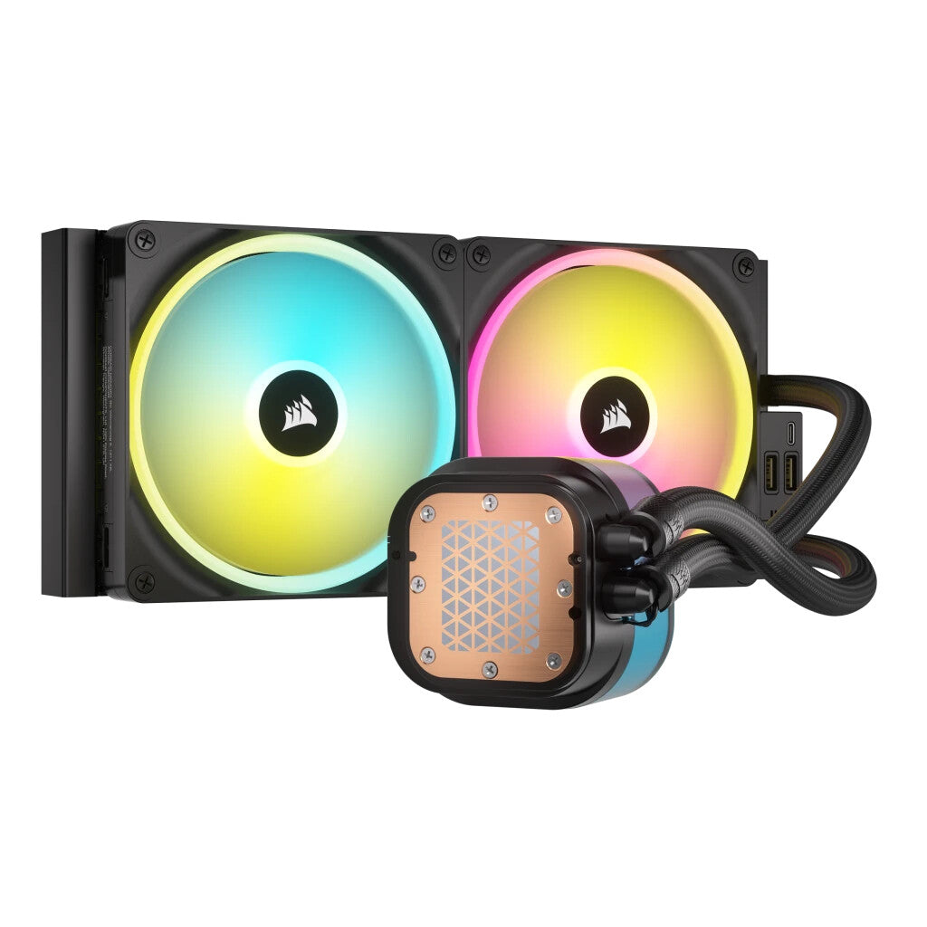 Corsair iCUE LINK H115i - Liquid Processor Cooling Kit in Black - 280mm