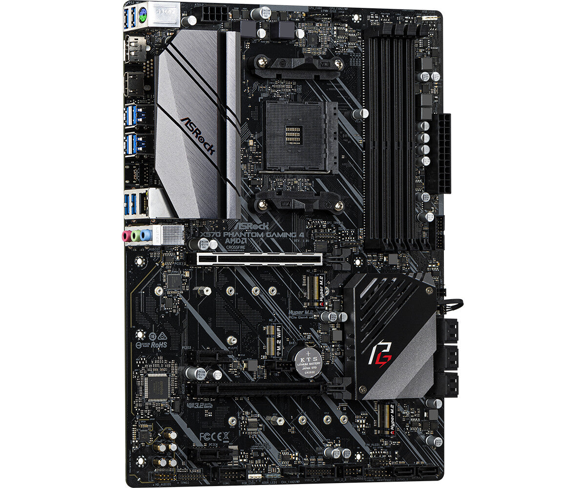 Asrock X570 Phantom Gaming 4 ATX motherboard - AMD X570 Socket AM4