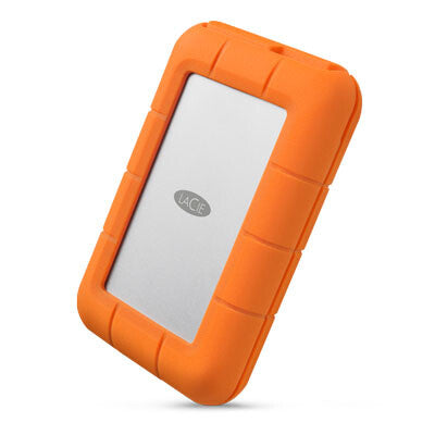 LaCie Rugged RAID Pro - USB Type-C External HDD in Grey / Orange - 4 TB