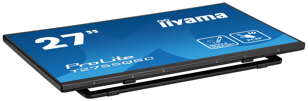 iiyama ProLite T2755QSC-B1 - 68.6 cm (27&quot;) - 2560 x 1440 pixels Full HD LCD Touchscreen Monitor