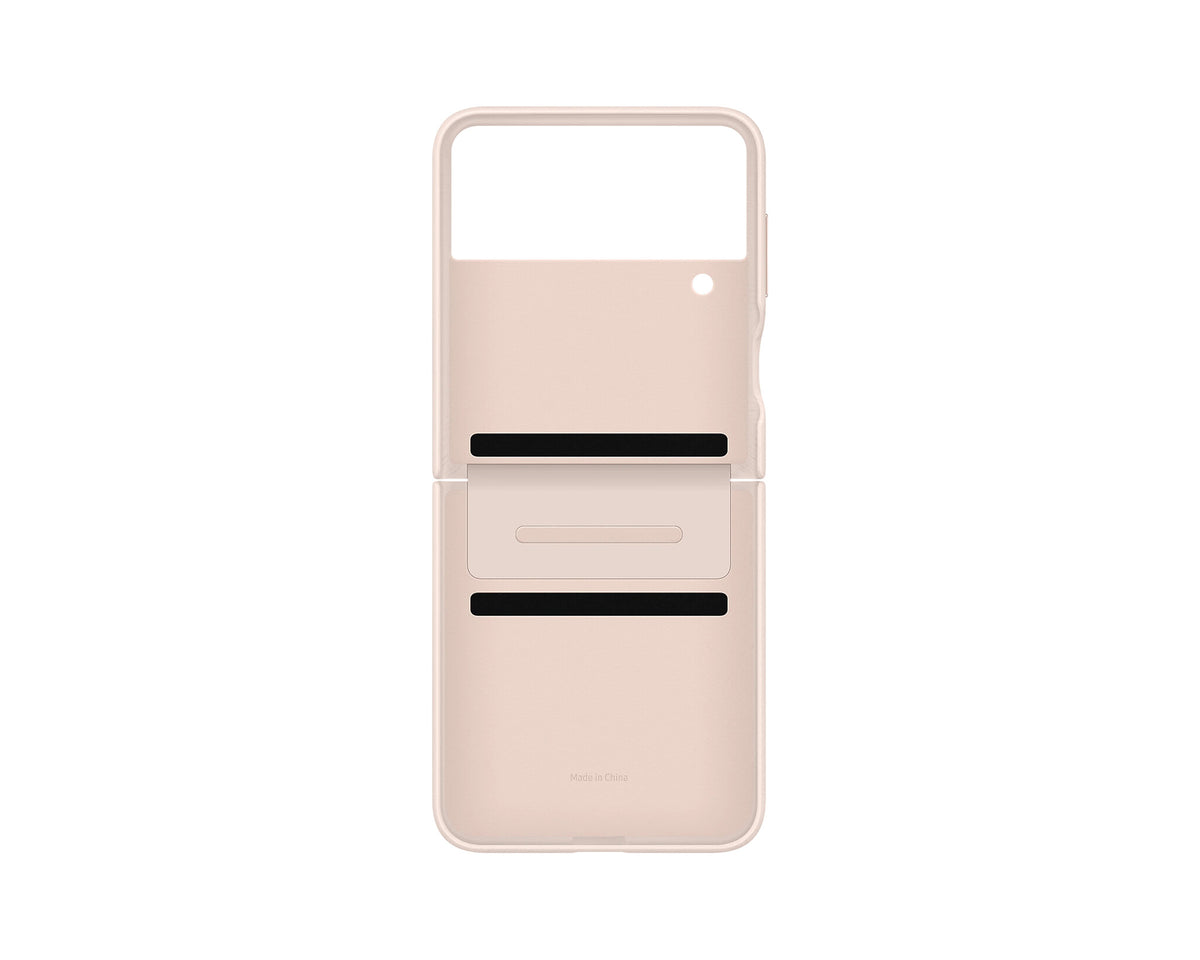 Samsung Flap Leather Cover for Galaxy Z Flip4 in Peach