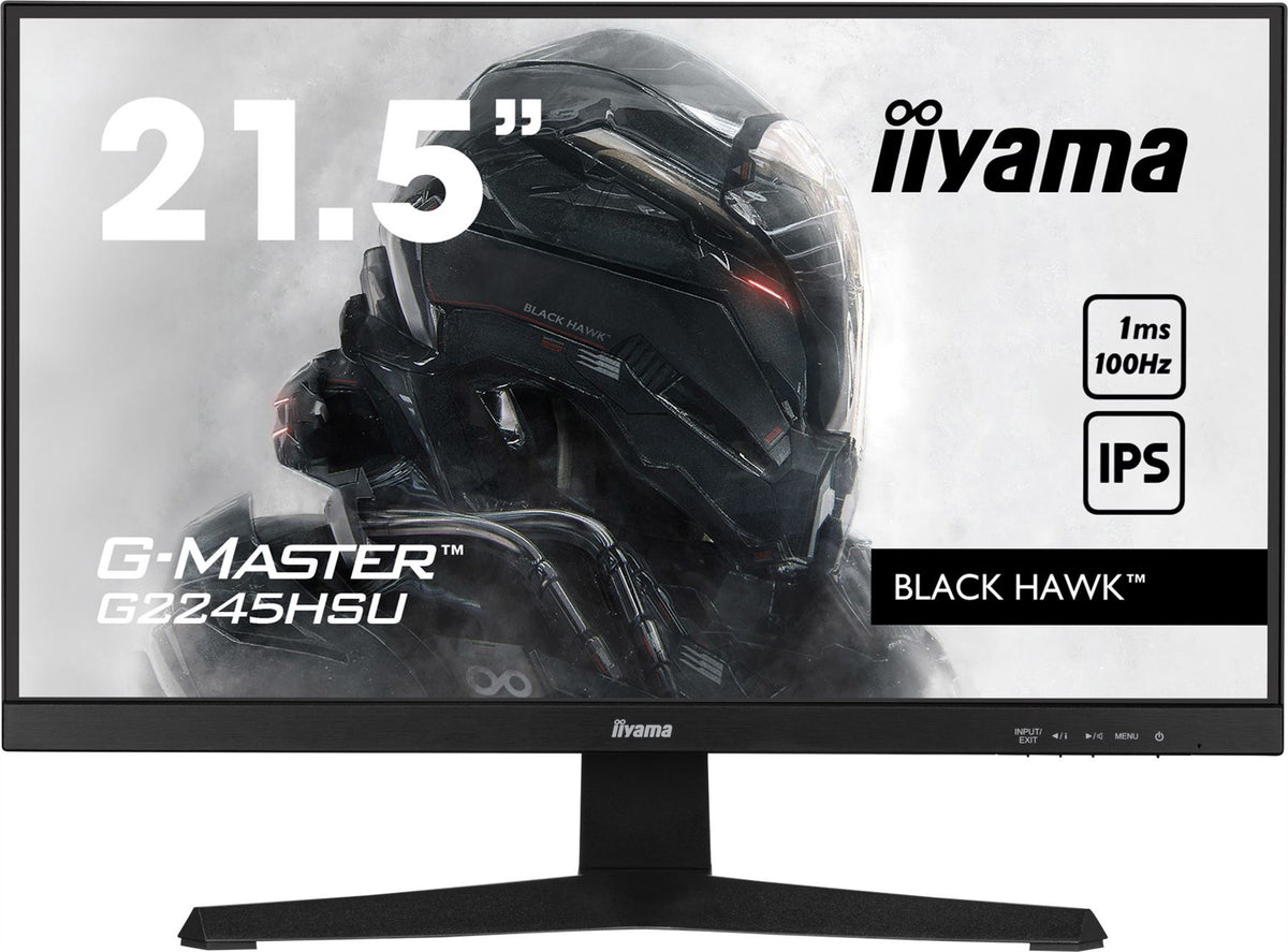 iiyama G-MASTER G2245HSU-B2 - 54.6 cm (21.5&quot;) - 1920 x 1080 pixels FHD LED Monitor