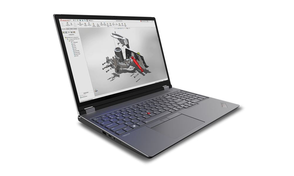 Lenovo ThinkPad P16 Gen 2 16&quot; Mobile workstation - Intel® Core i7-13850HX - 16 GB DDR5-SDRAM - 512 GB SSD - Windows 11 Pro - Black