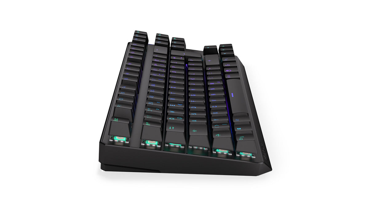 ENDORFY Thock TKL - USB Wired + RF Wireless RGB Mechanical Keyboard in Black (QWERTZ German)