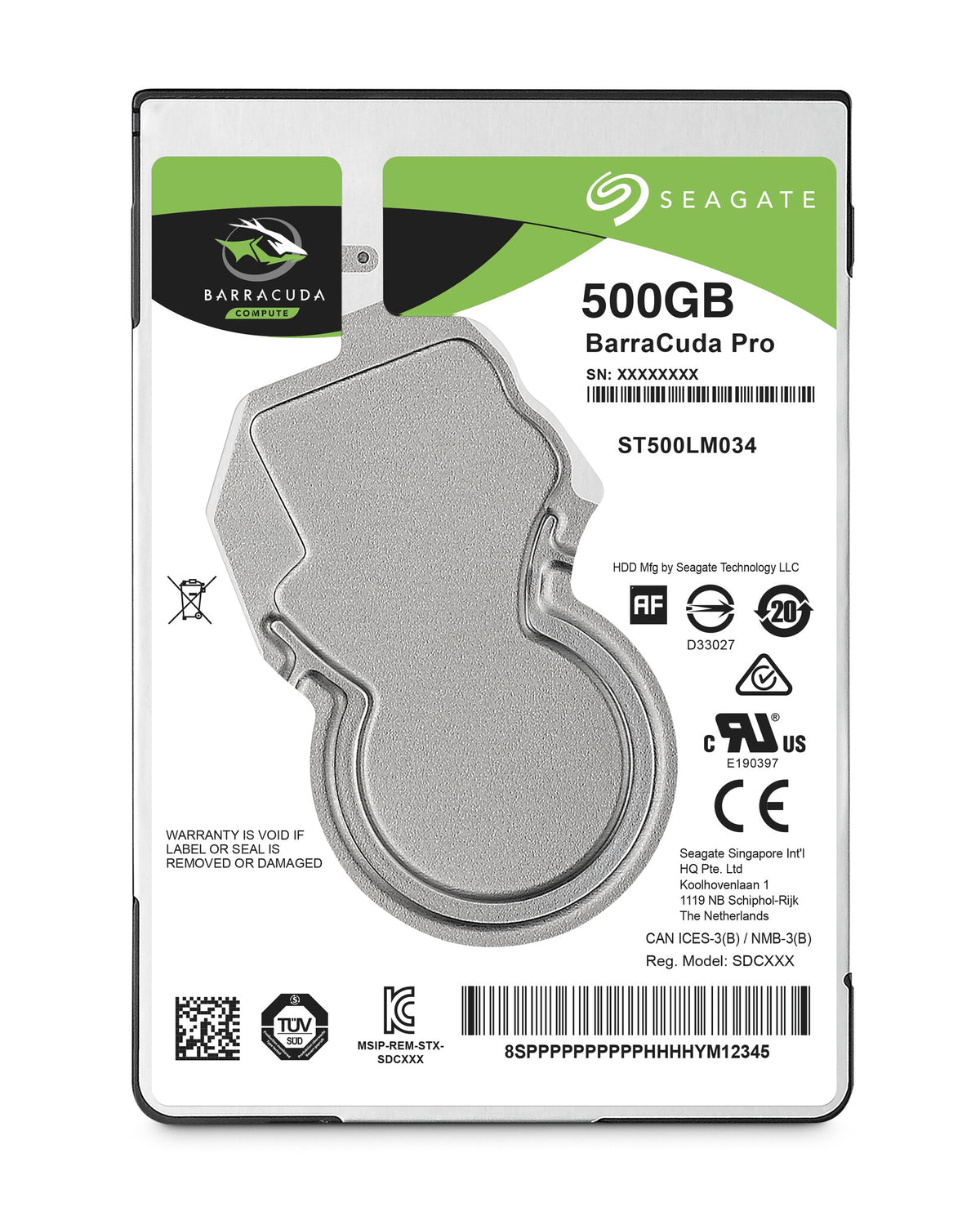 Seagate Barracuda Pro - 7.2K RPM Serial ATA III 2.5&quot; HDD - 500 GB