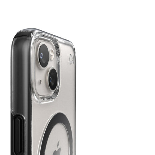 Speck Presidio Perfect with MagSafe for iPhone 14 Plus in Black / Transparent