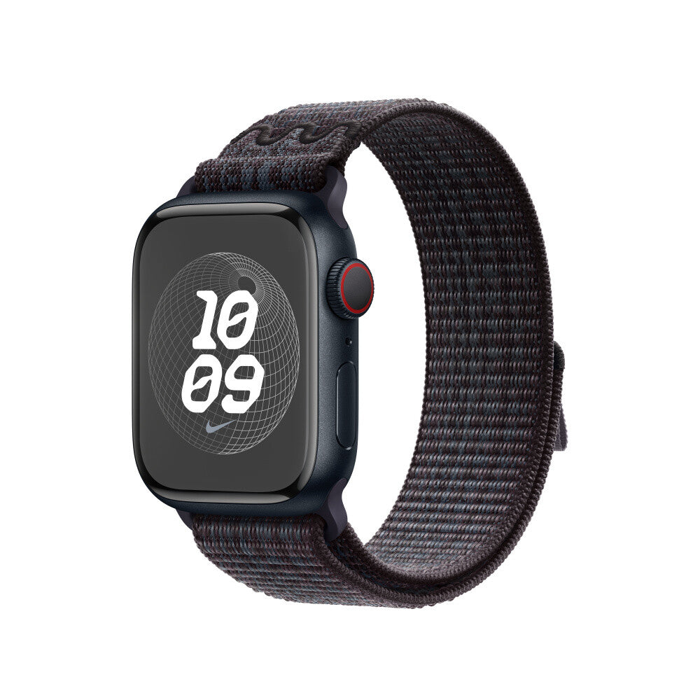 Apple MUJV3ZM/A - 41mm Black/Blue Nike Sport Loop