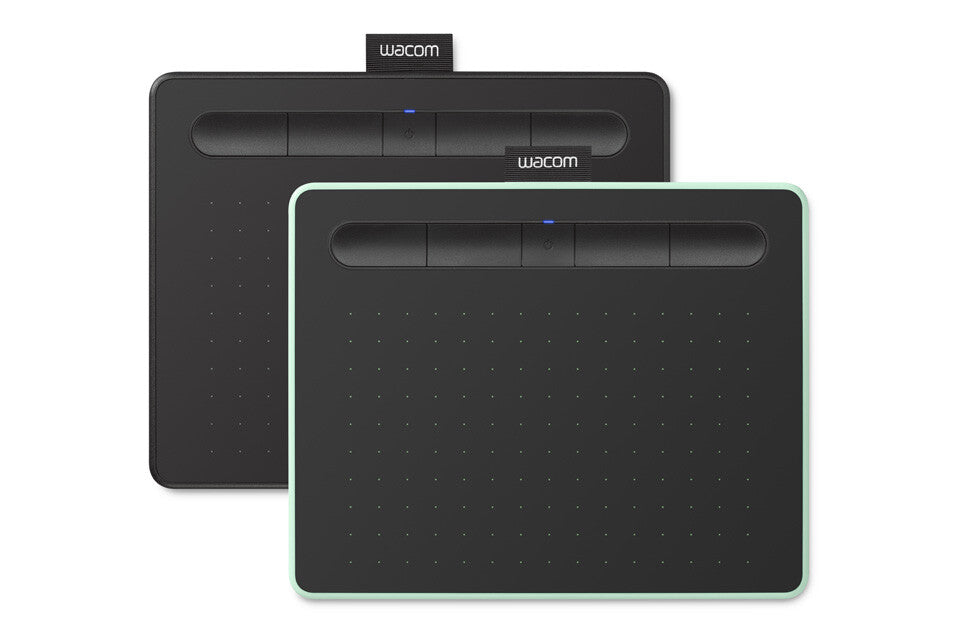 Wacom Intuos S - 2540 lpi 152 x 95 mm Bluetooth Graphic Tablet in Green, Black