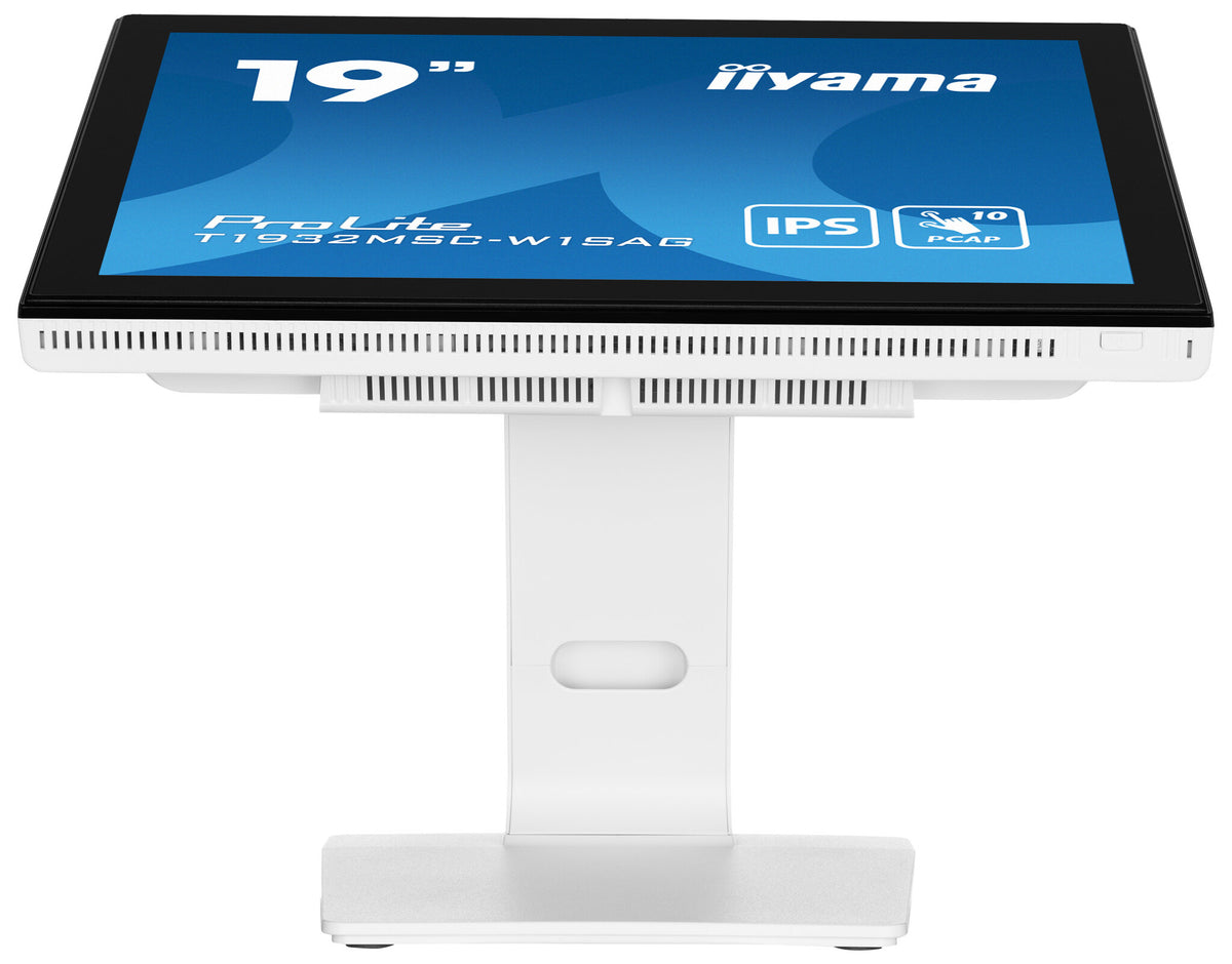 iiyama ProLite T1932MSC-W1SAG computer monitor 48.3 cm (19&quot;) 1280 x 1024 pixels Full HD LED Touchscreen Tabletop White