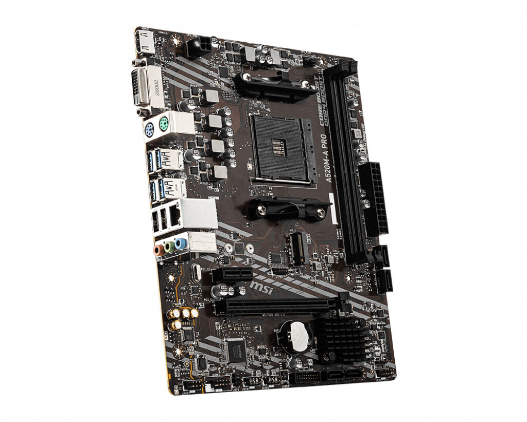 MSI A520M-A PRO micro ATX motherboard - AMD A520 Socket AM4