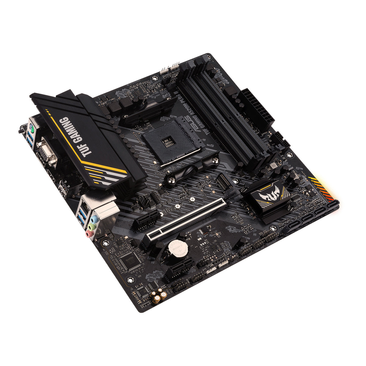 ASUS TUF GAMING A520M-PLUS II micro ATX motherboard - AMD A520 Socket AM4