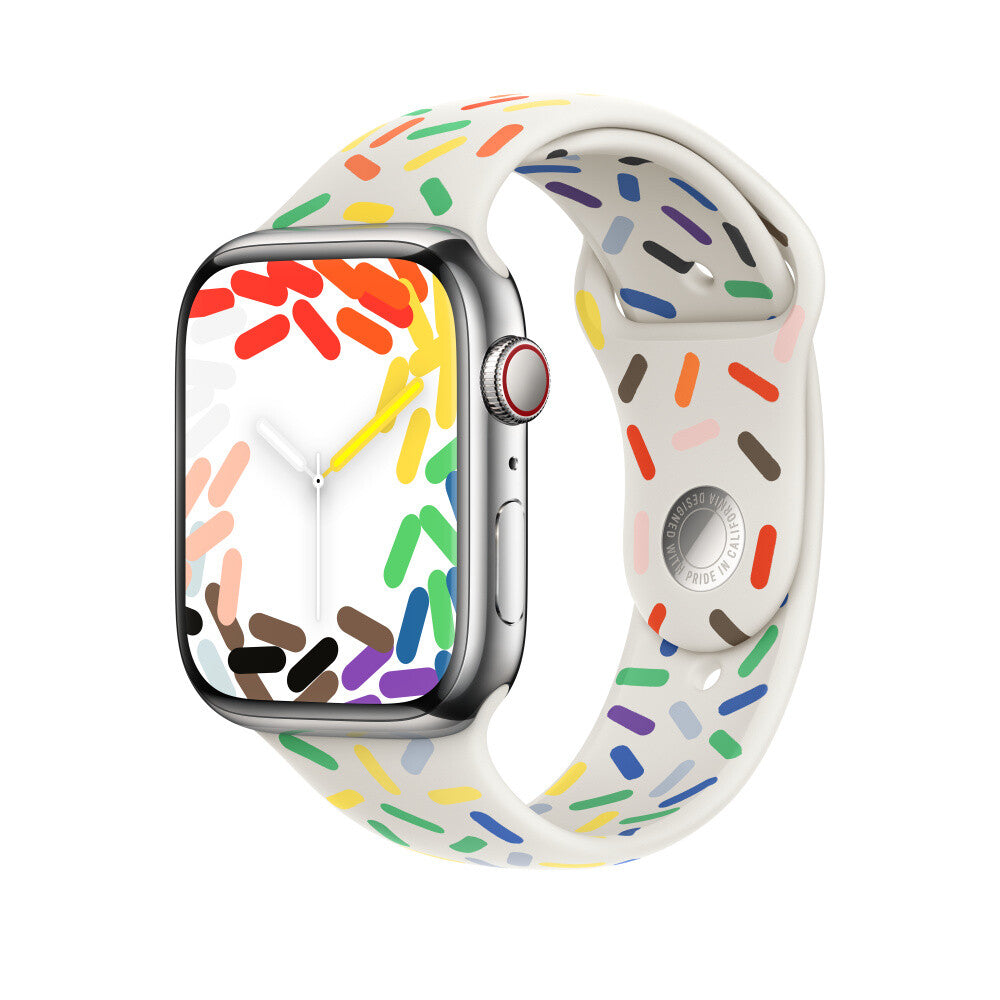 Apple MUQ43ZM/A - 45mm Pride Edition Sport Band - M/L