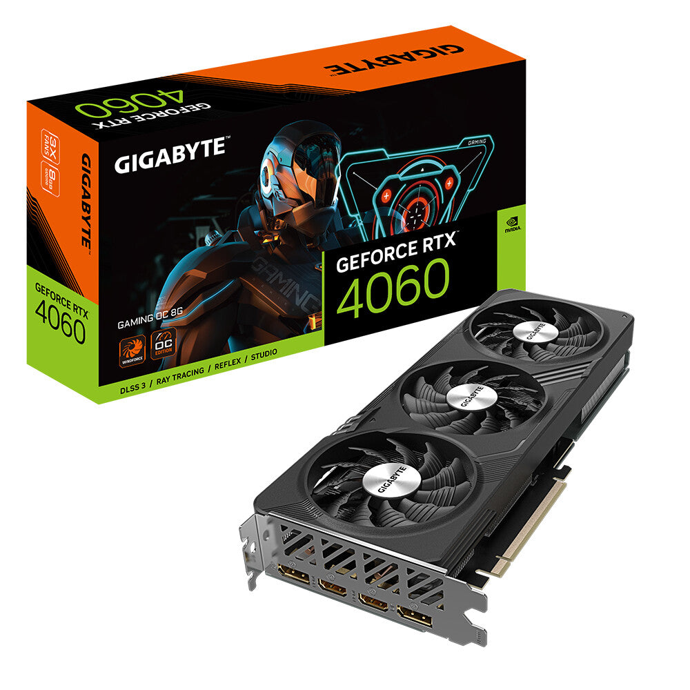 Gigabyte GAMING OC 8G - NVIDIA 8 GB GDDR6 GeForce RTX­­ 4060 graphics card