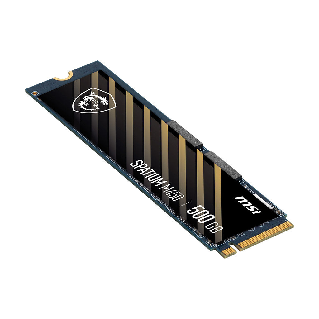 MSI SPATIUM M450 - PCI Express 4.0 3D NAND NVMe M.2 SSD - 500 GB