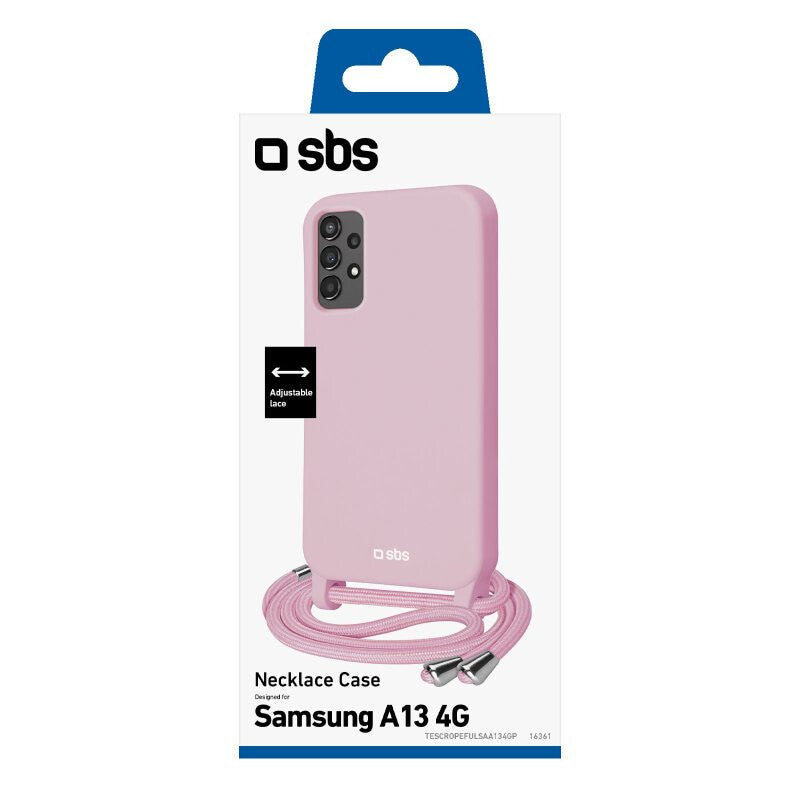 SBS Necklace mobile phone case for Galaxy A13 (4G) in Pink