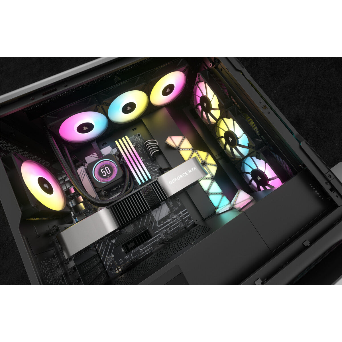 Corsair iCUE H150i ELITE LCD XT Display - All-in-one Liquid Processor Cooler in Black - 360mm