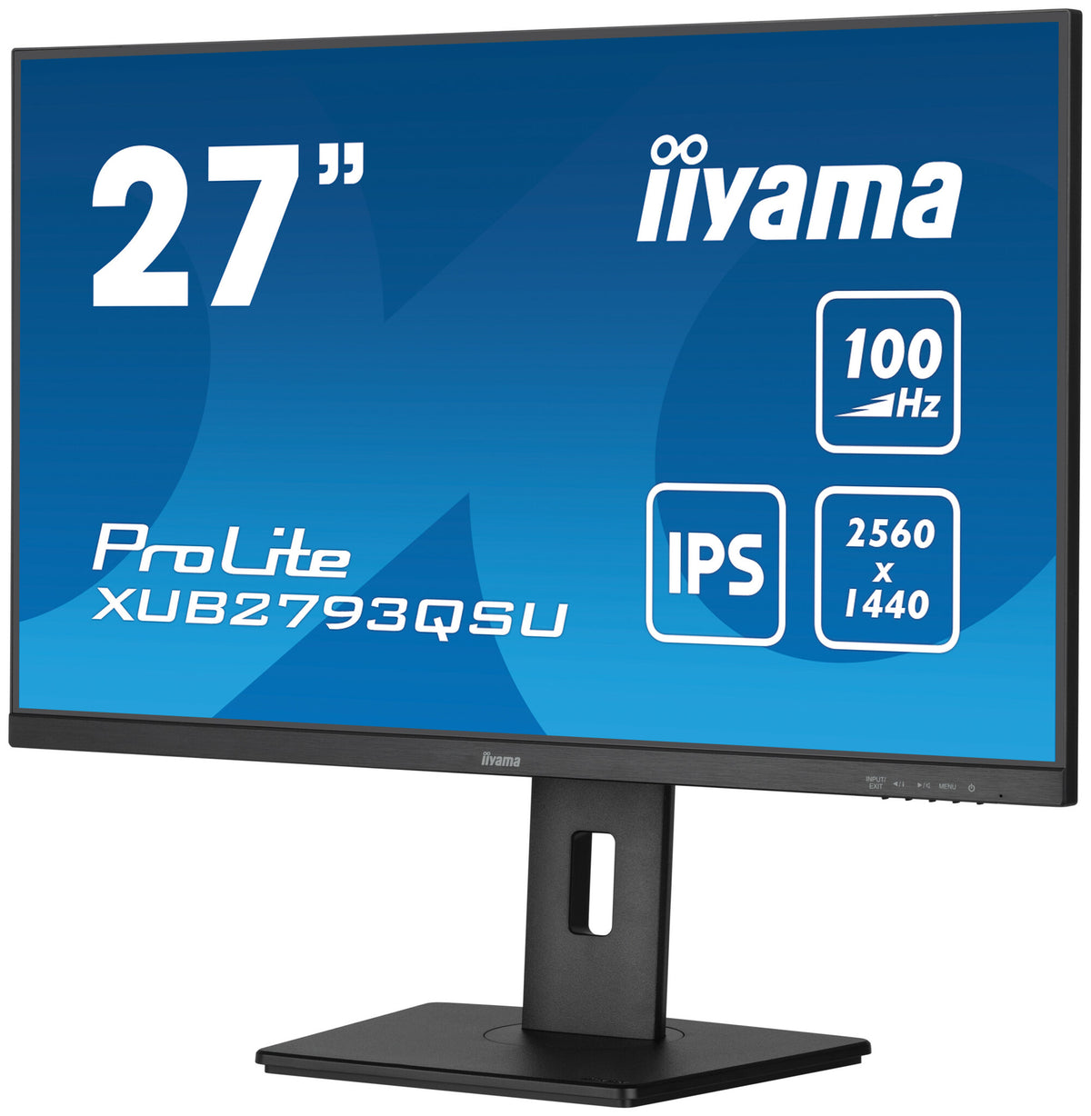 iiyama ProLite XUB2793QSU-B6 - 68.6 cm (27&quot;) - 2560 x 1440 pixels QHD LED Monitor