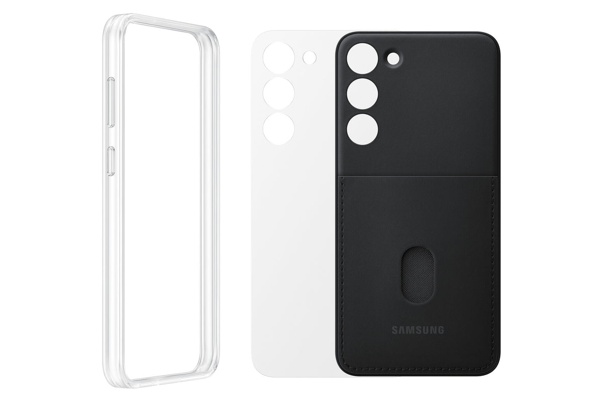 Samsung Frame Case for Galaxy S23+ in Transparent / Black