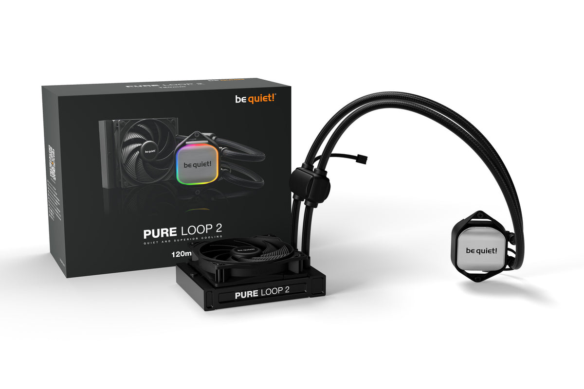 be quiet! Pure Loop 2 - All-in-one Liquid Processor Cooler in Black - 120mm