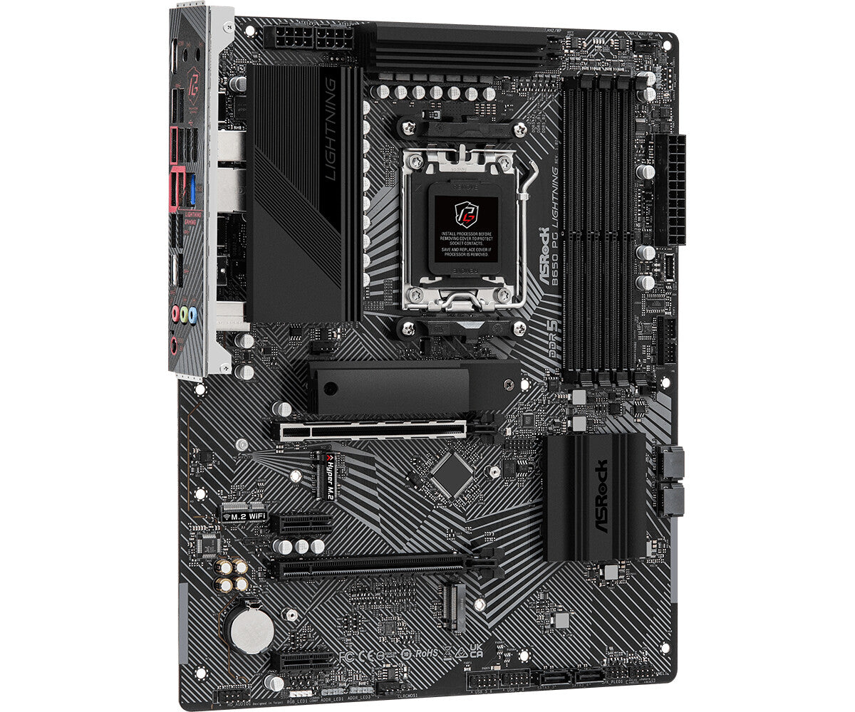 Asrock B650 PG Lightning ATX motherboard - AMD B650 Socket AM5