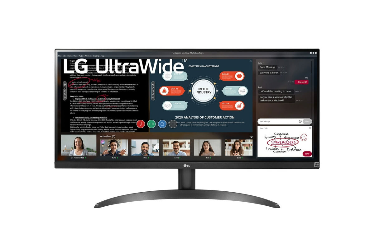 LG 29WP500-B - 73.7 cm (29&quot;) - 2560 x 1080 pixels UltraWide Full HD Monitor