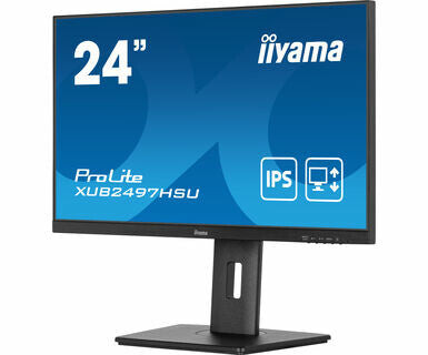 iiyama ProLite XUB2497HSU-B1 - 61 cm (24&quot;) - 1920 x 1080 pixels Full HD LED Monitor