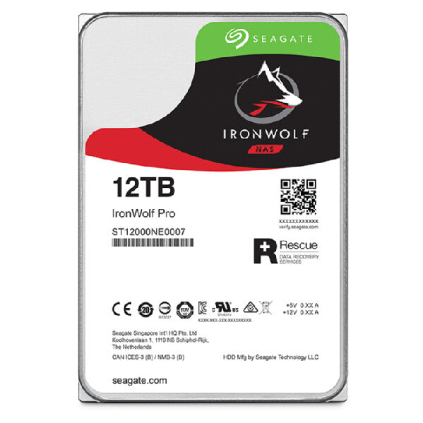 Seagate IronWolf Pro - Serial ATA III 3.5&quot; Internal hard drive - 12 TB