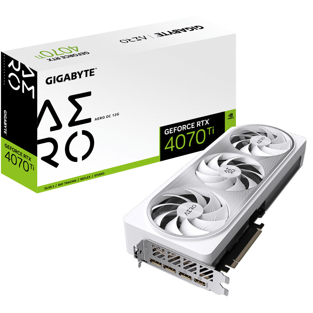 Gigabyte AERO OC 12G - NVIDIA 12 GB GDDR6X GeForce RTX 4070 Ti graphics card