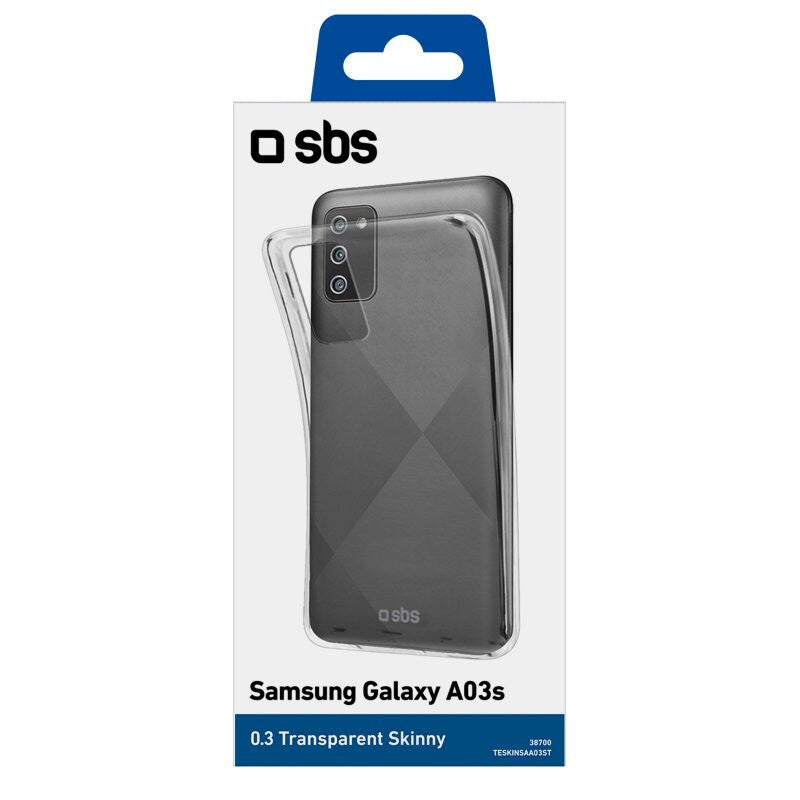 SBS Skinny mobile phone case for Galaxy A03s in Transparent