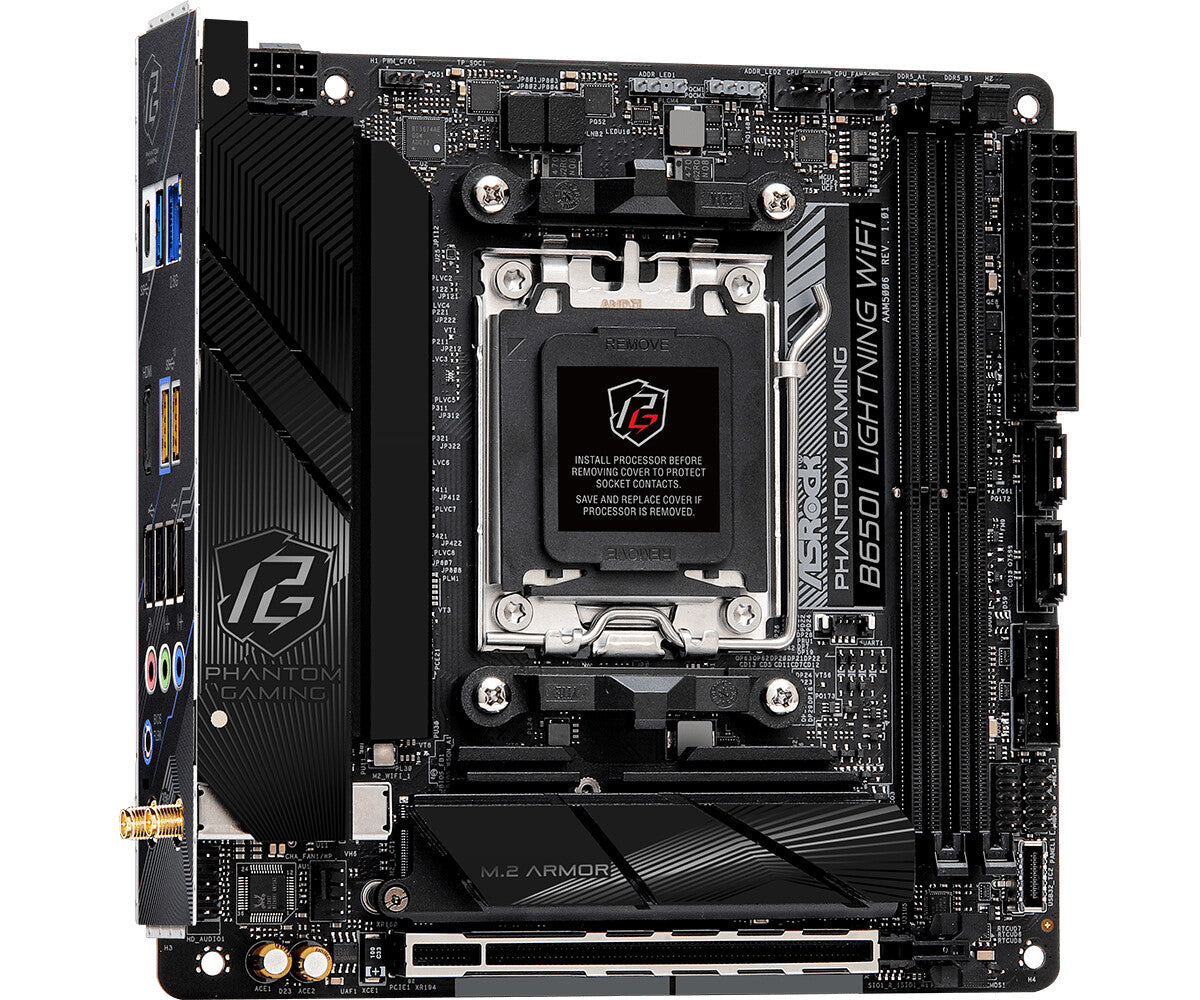 Asrock B650I Lightning WiFi mini ITX motherboard - AMD B650 Socket AM5