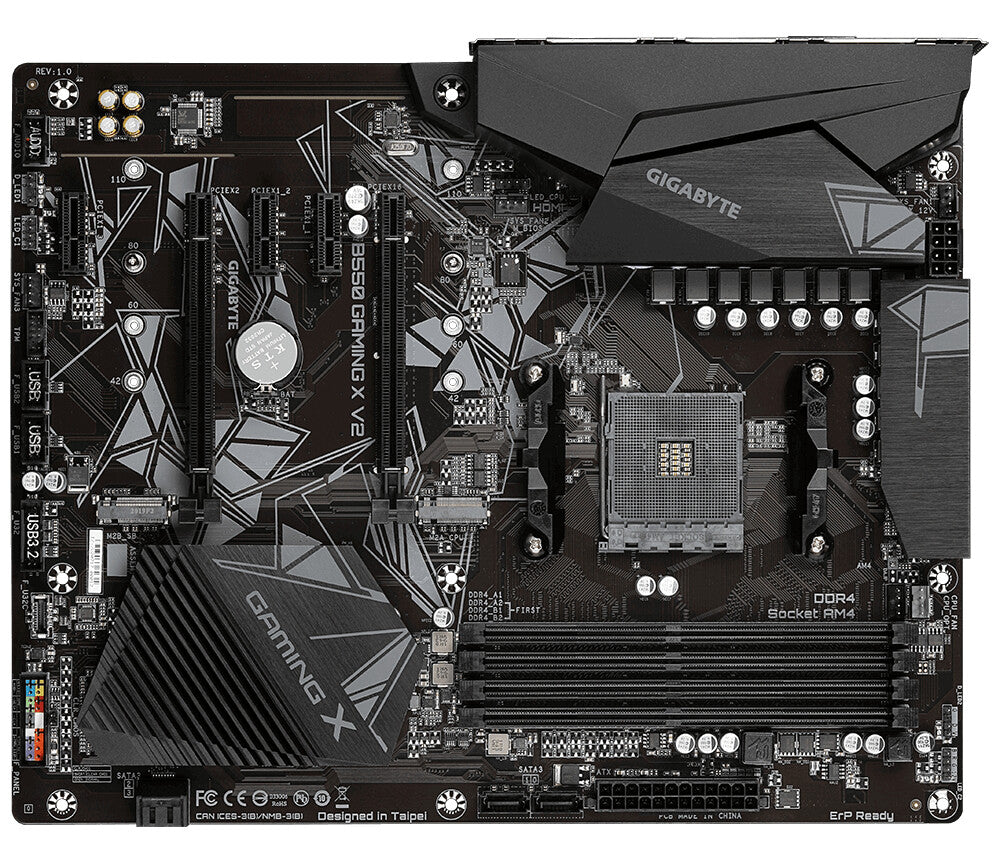 Gigabyte B550 Gaming X V2 ATX motherboard - AMD B550 Socket AM4