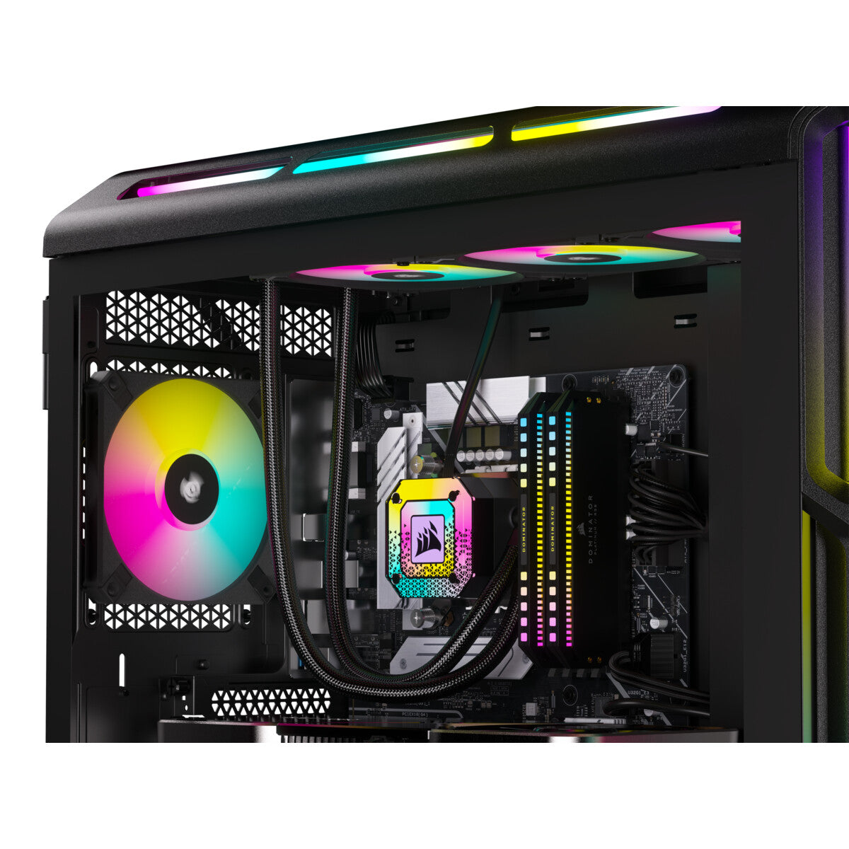 Corsair iCUE AF120 RGB SLIM - Computer Case Fan in Black - 120mm