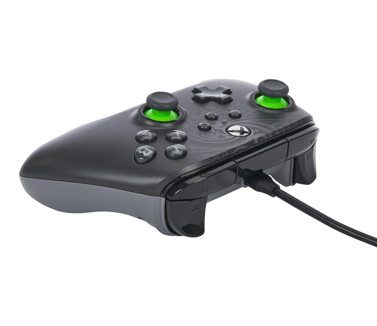 PowerA Advantage Wired Gaming Controller for PC / Xbox Series X|S in Black / Lime