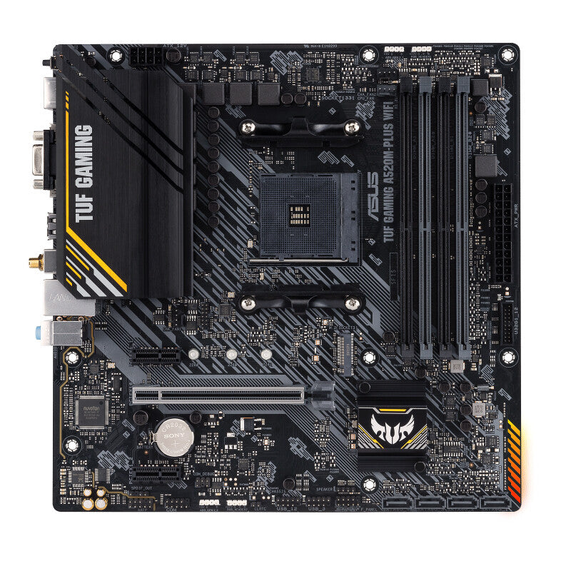 ASUS TUF GAMING A520M-PLUS WIFI micro ATX motherboard - AMD A520 Socket AM4