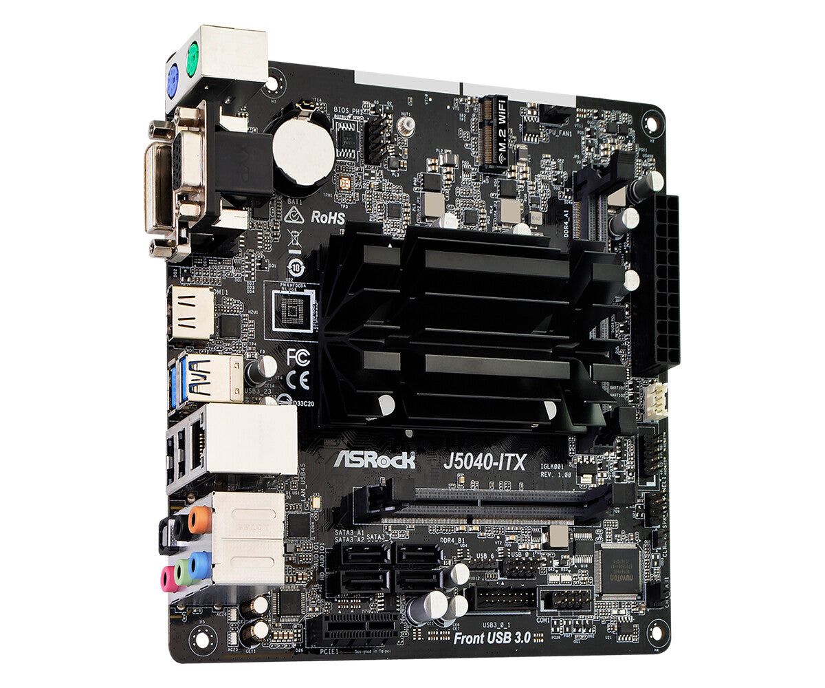 Asrock J5040-ITX Mini ITX motherboard - Integrated CPU