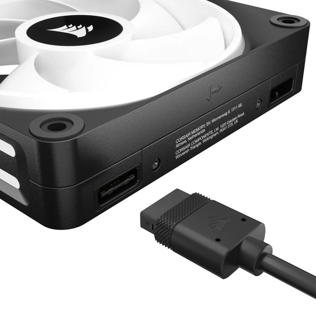 Corsair iCUE LINK QX120 RGB - Computer Case Fan in Black - 120mm (pack of 3)