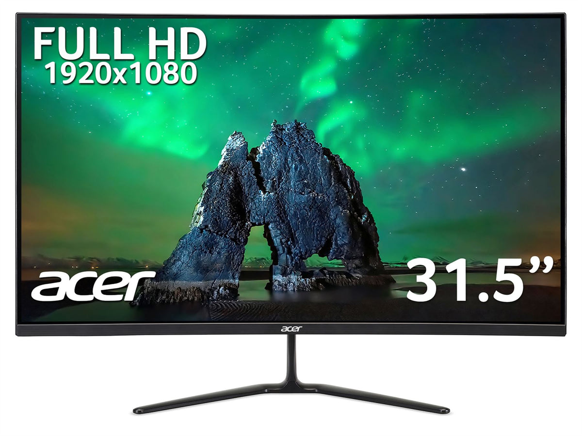 Acer ED0 ED320QRPbiipx 31.5 inch FHD Curved Monitor (VA Panel, FreeSync, 165Hz, 5ms, DP, HDMI, Black)