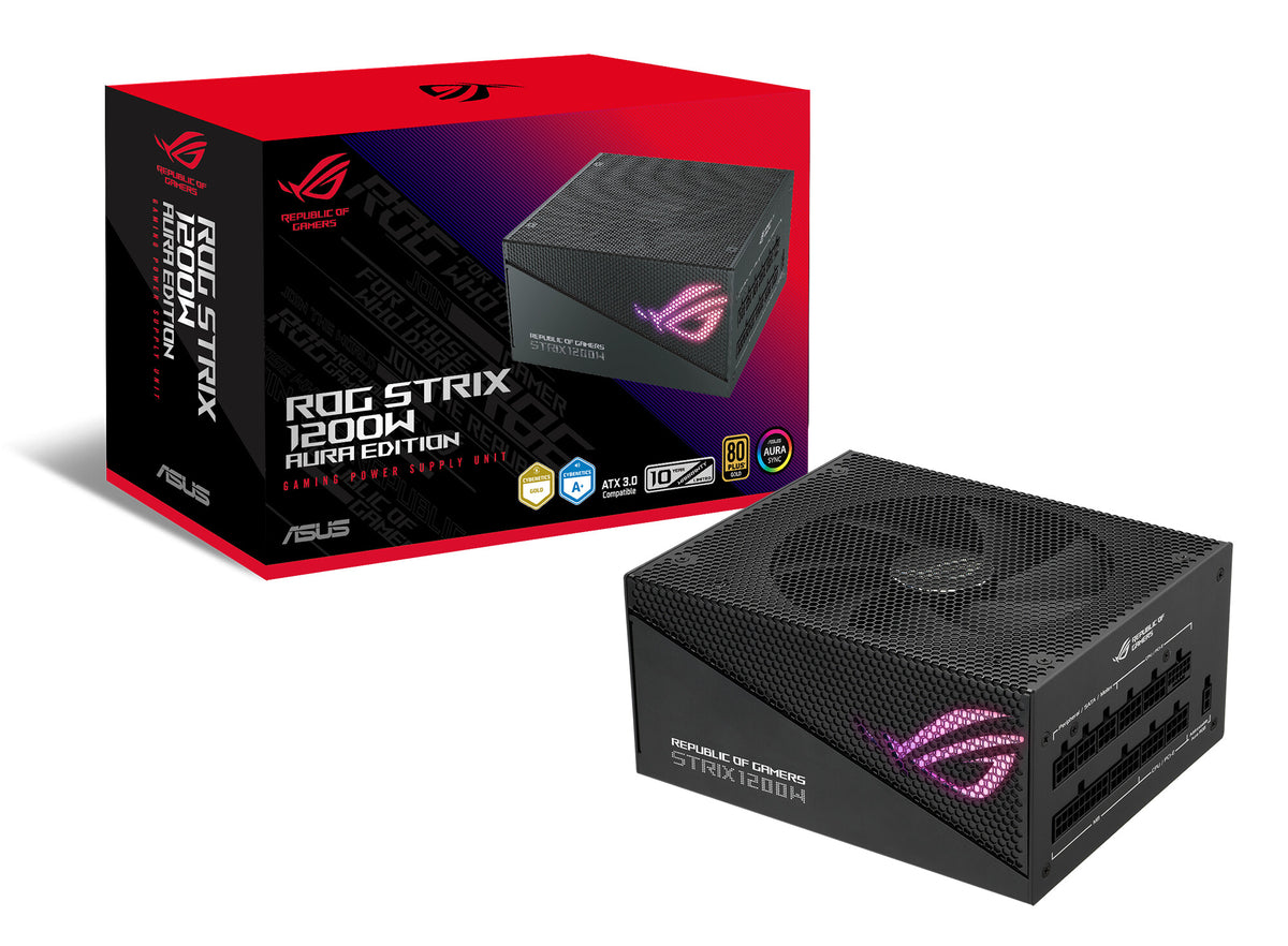 ASUS ROG STRIX &quot;Aura Edition&quot; - 1200W 80+ Gold Fully Modular Power Supply Unit