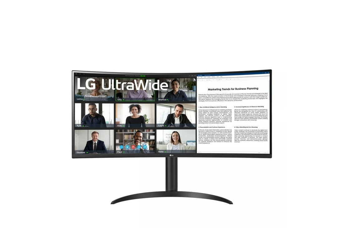 LG 34WR55QC-B - 86.4 cm (34&quot;) - 3440 x 1440 pixels WQHD Monitor